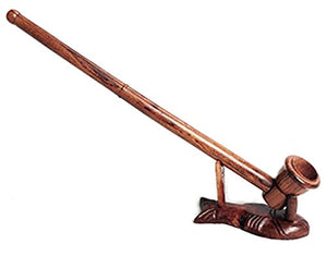Churchwarden Wizard Pipe - 10" of Wood in Your Hand